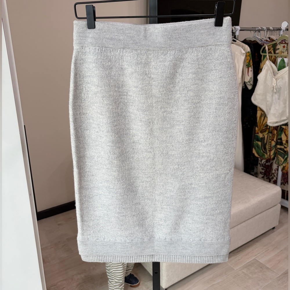 Club Monaco Light Gray Pencil Skirt